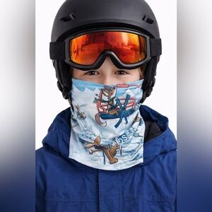 Blackstrap Kids Blue Skiing snowboarding Fox Neck Gaiter Like New